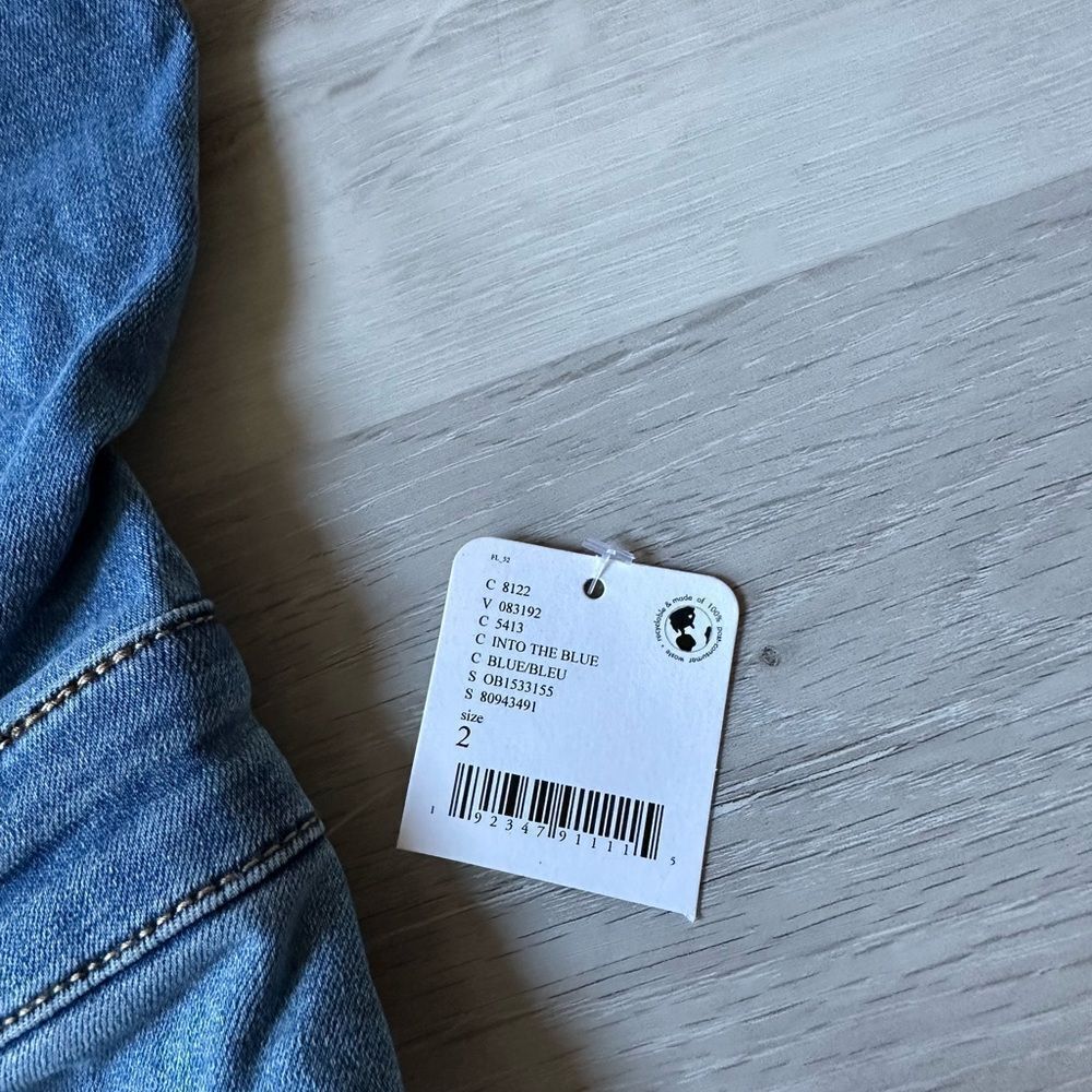 FREE PEOPLE CAMILLA SLIM BOOT OVERALL INTO THE BLUE 2 NWT‎ - Picture 4 of 6